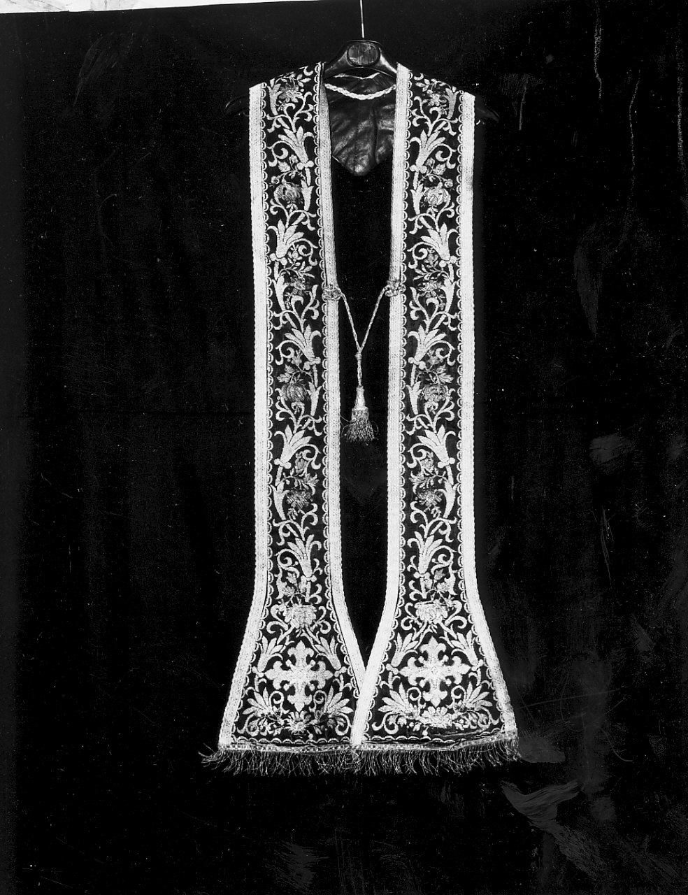 stola - diaconale, opera isolata - manifattura calabrese (inizio sec. XX)