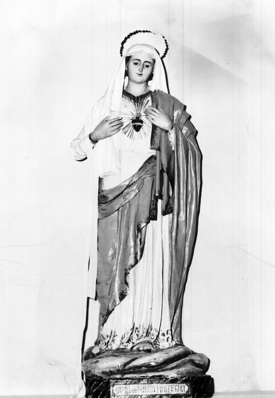 Sacro Cuore di Maria (statua) - bottega Italia meridionale (sec. XIX, sec. XX)