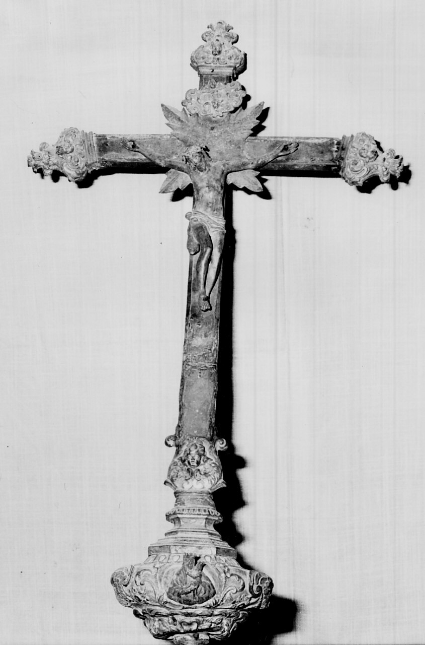 croce processionale - bottega Italia meridionale (sec. XIX)