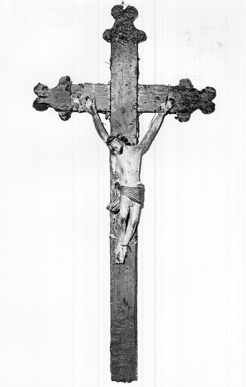 crocifisso - bottega Italia meridionale (sec. XVIII, sec. XIX)