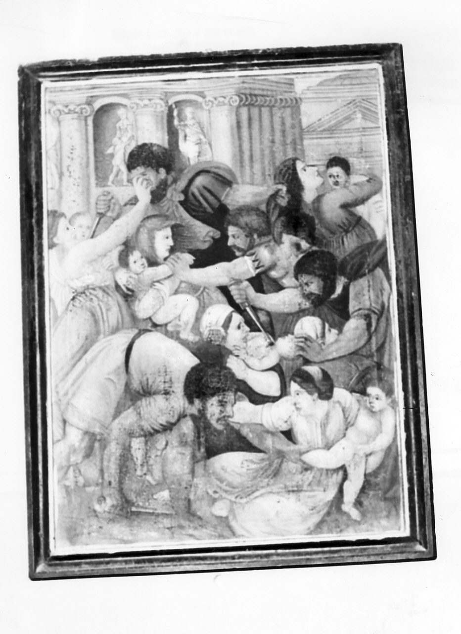 strage degli innocenti (dipinto) - ambito Italia meridionale (sec. XIX)