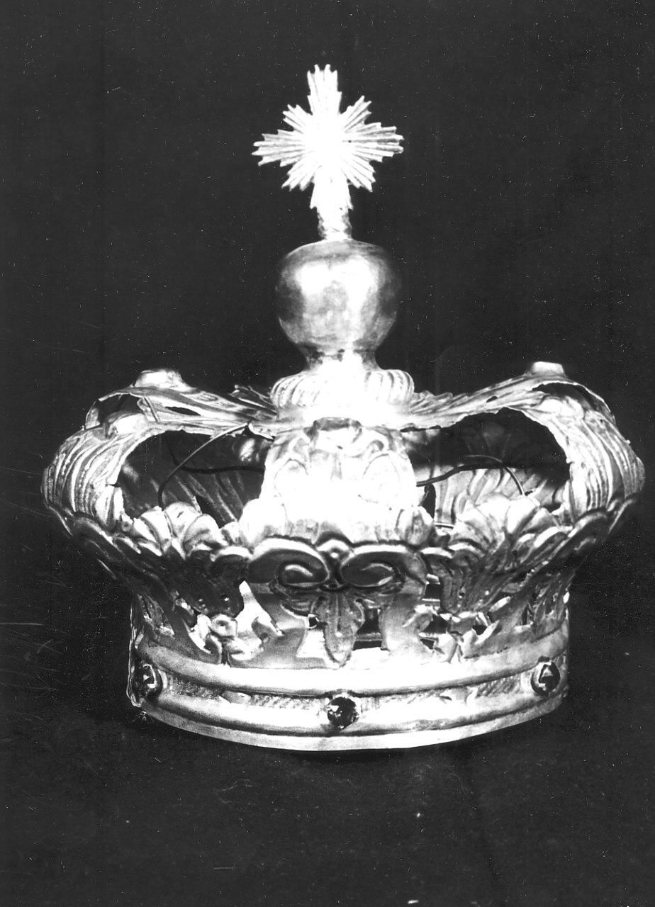 corona da statua - bottega Italia meridionale (sec. XIX)