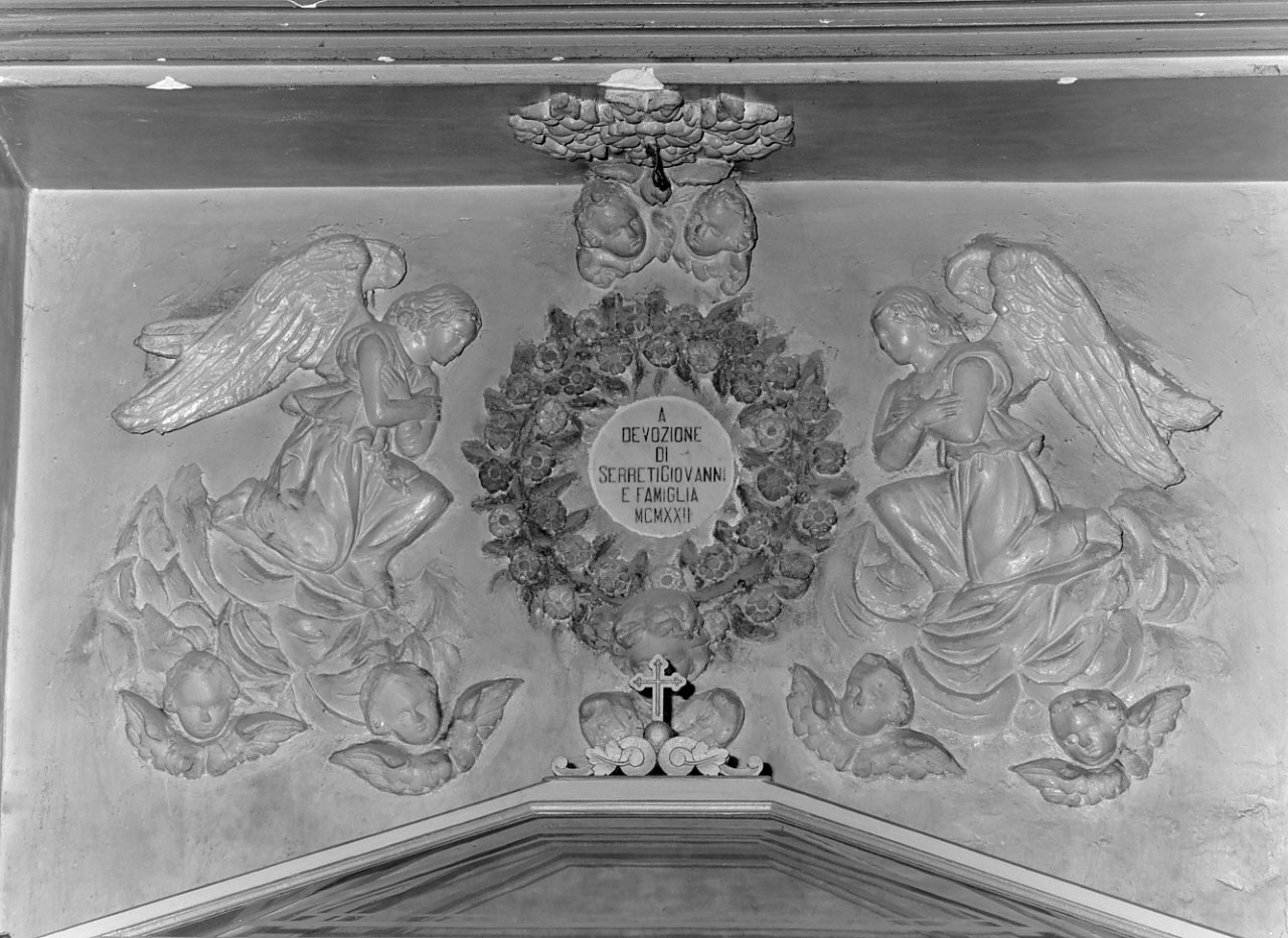 decorazione plastica, opera isolata - bottega calabrese (sec. XX)