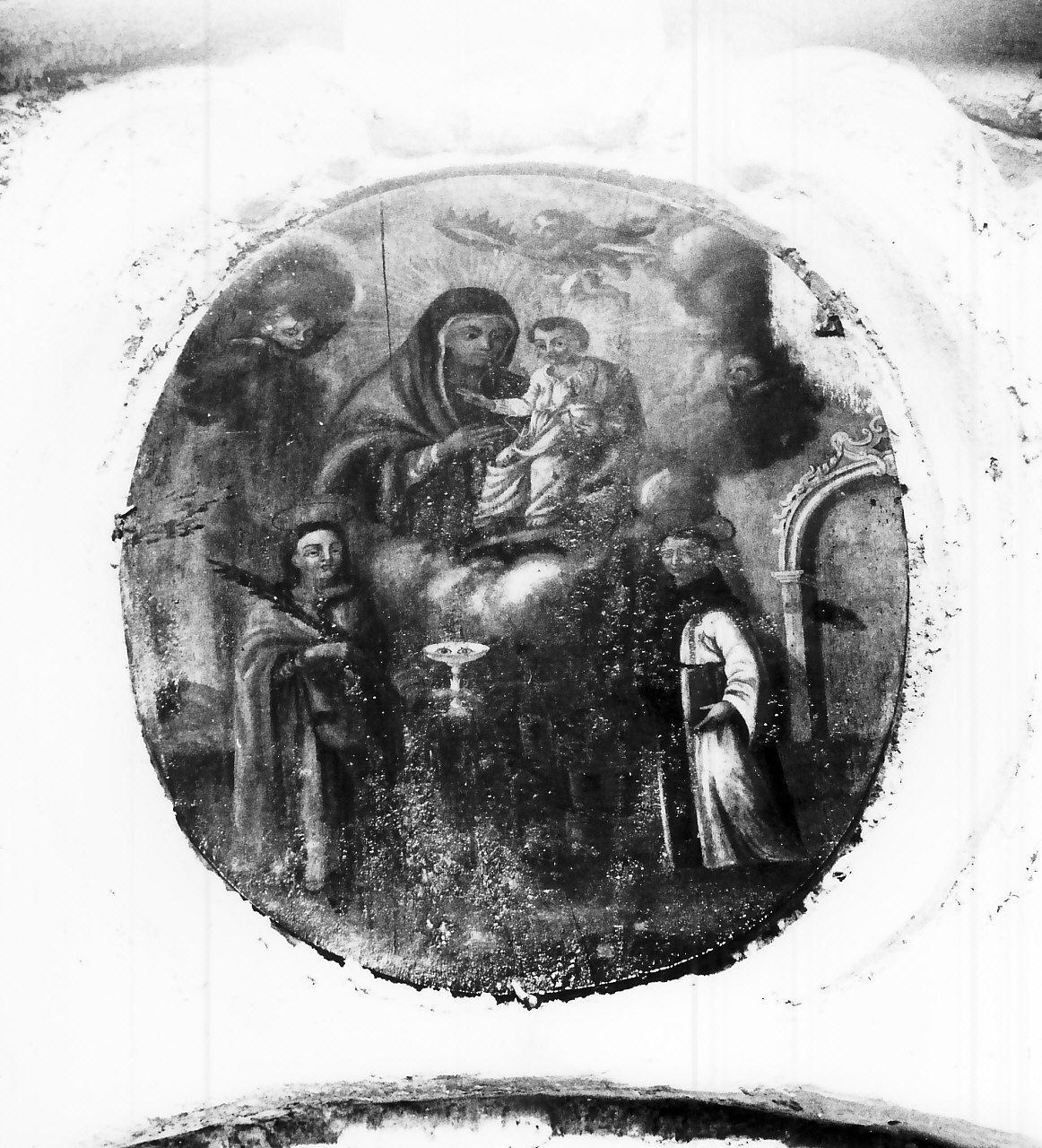 Madonna con Bambino e Santi (dipinto, ciclo) - ambito calabrese (sec. XVIII)