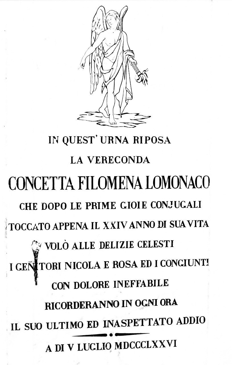 lastra tombale, opera isolata - bottega calabrese (sec. XIX)