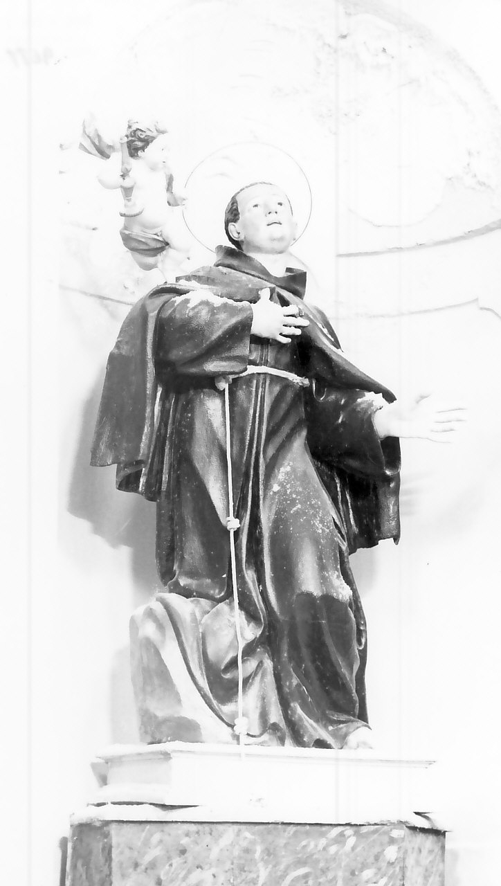 Santo monaco (statua, opera isolata) - bottega calabrese (sec. XVIII)