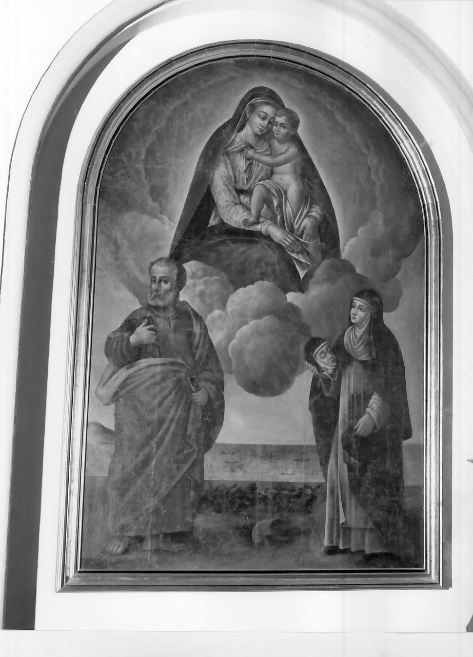 Madonna con Bambino e Santi (dipinto) - ambito calabrese (prima metà sec. XVII)