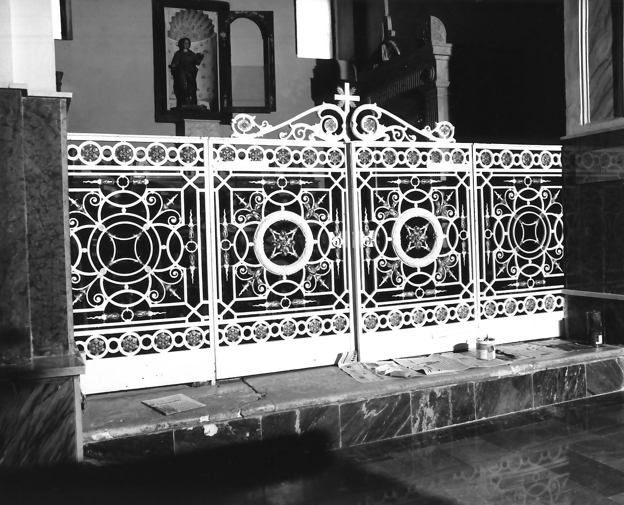 cancellata di cappella - bottega Italia meridionale (seconda metà sec. XIX)