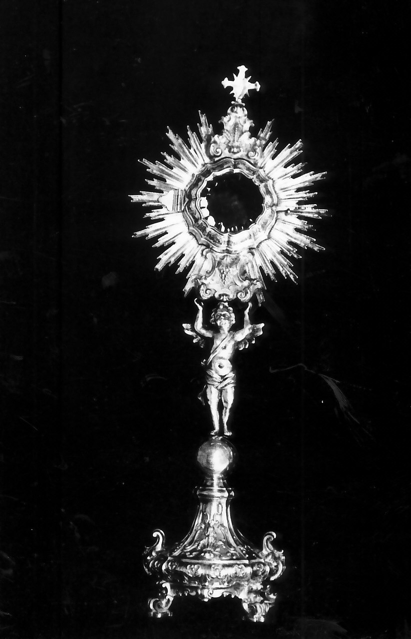 ostensorio - a raggiera di Buonacquisto Giacinto (metà sec. XVIII)