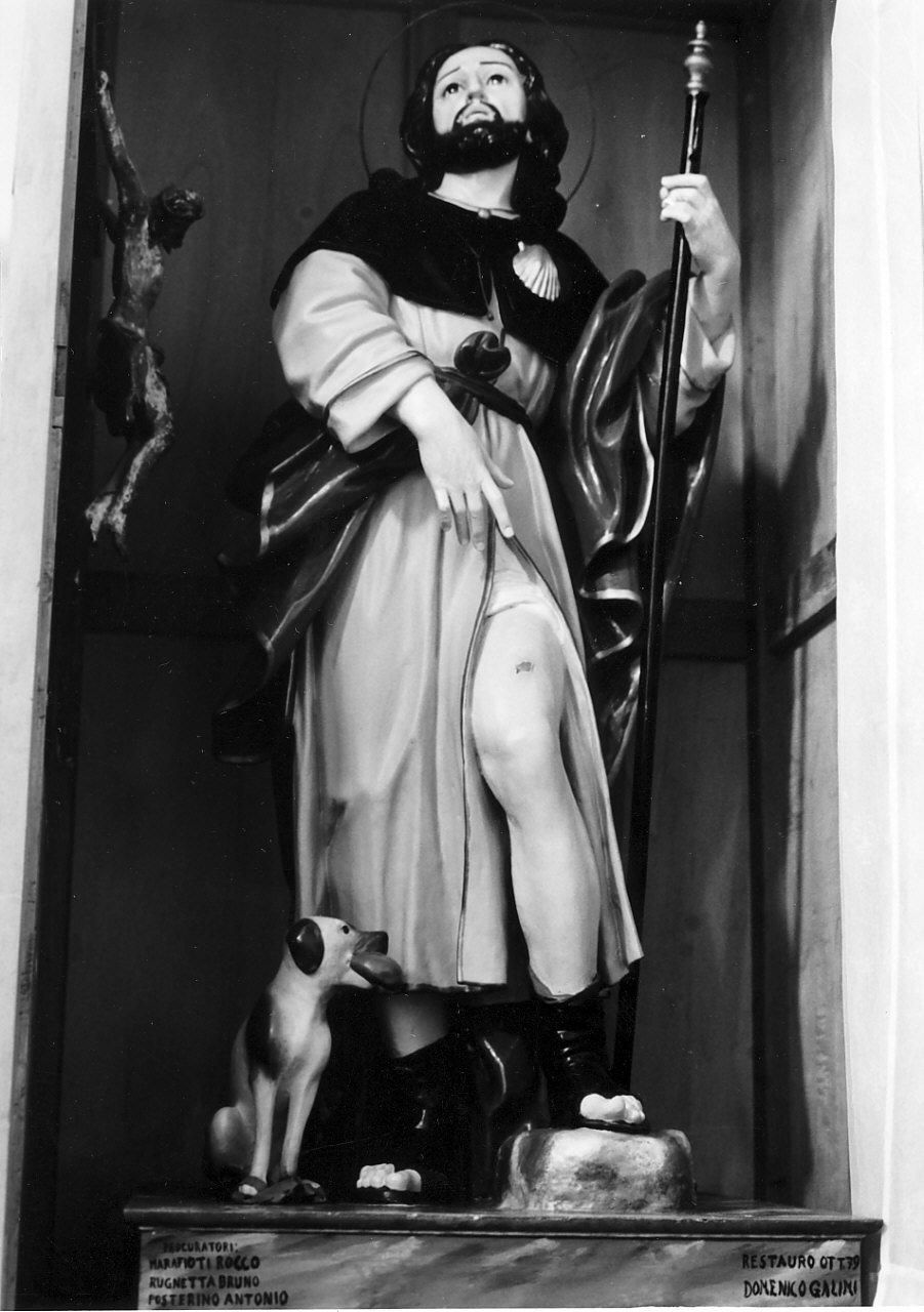 San Rocco (statua) - bottega Italia meridionale (sec. XIX)