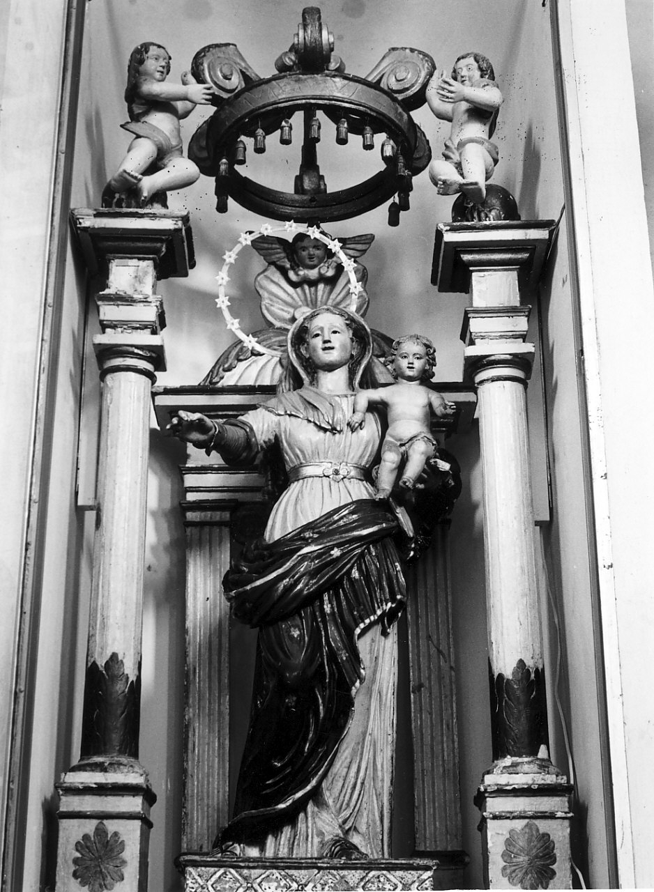 baldacchino - a corona - bottega calabrese (fine/inizio secc. XVIII/ XIX)