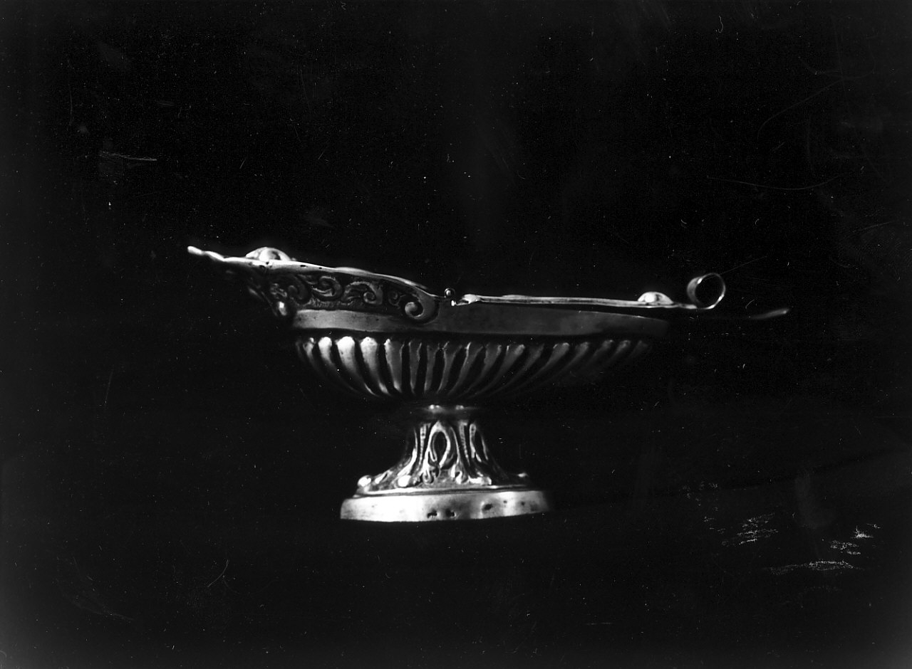 navicella portaincenso, opera isolata - bottega Italia meridionale (sec. XIX)