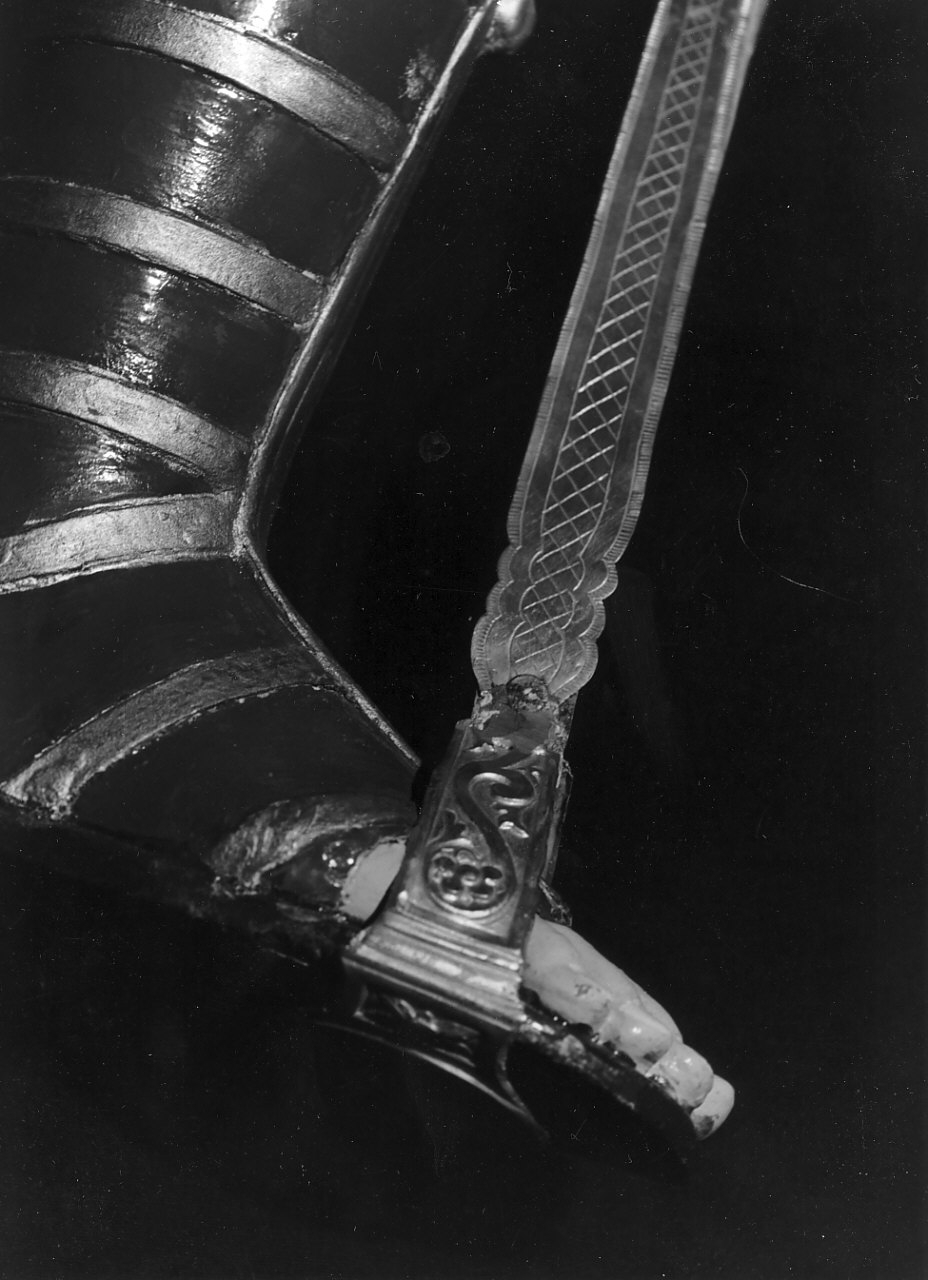 staffa - a scarpa, elemento d'insieme - bottega Italia meridionale (sec. XIX)