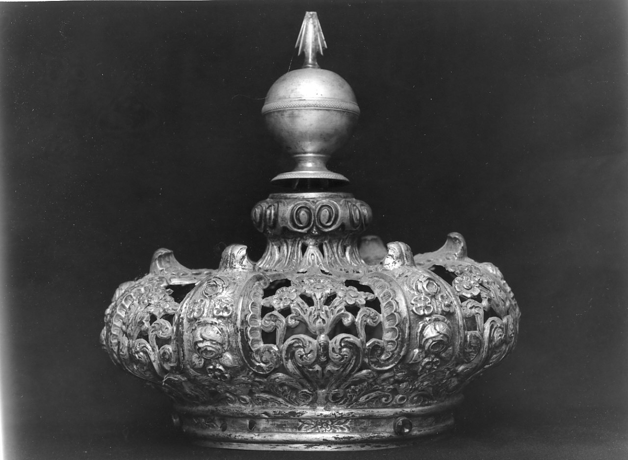 corona da statua, opera isolata - bottega calabrese (sec. XIX)