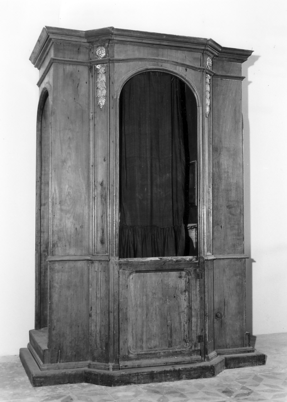 confessionale, opera isolata - bottega calabrese (sec. XIX)