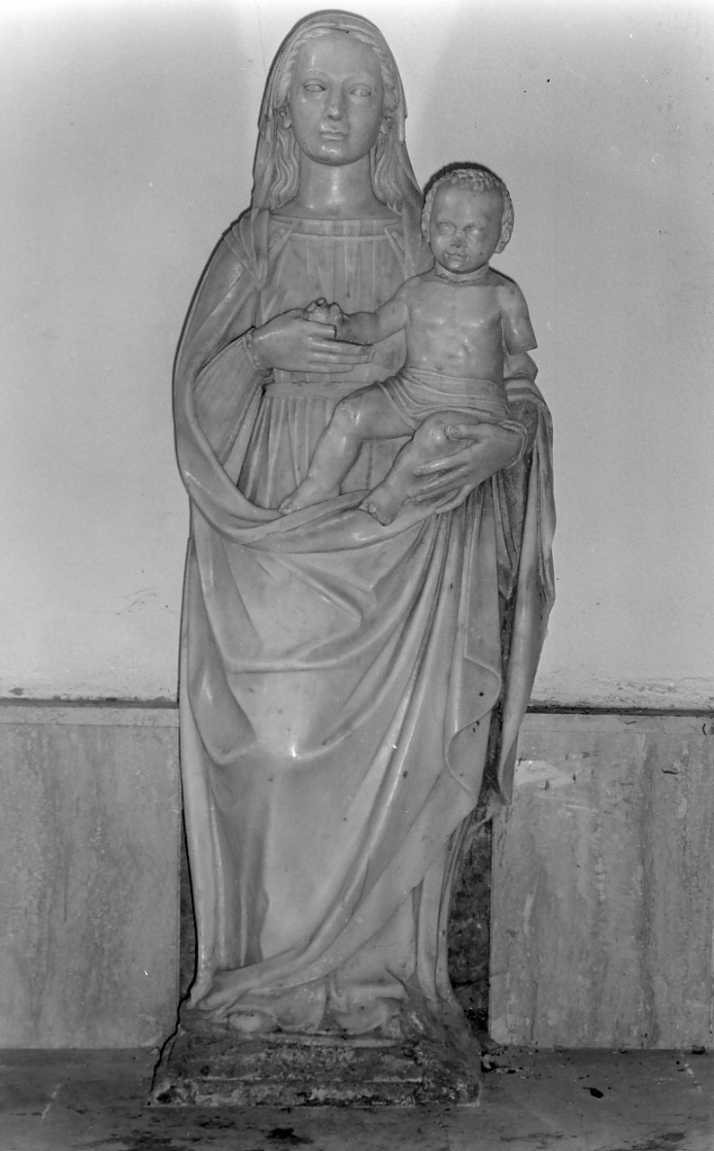 Madonna con Bambino (statua, opera isolata) - bottega messinese (metà sec. XVI)