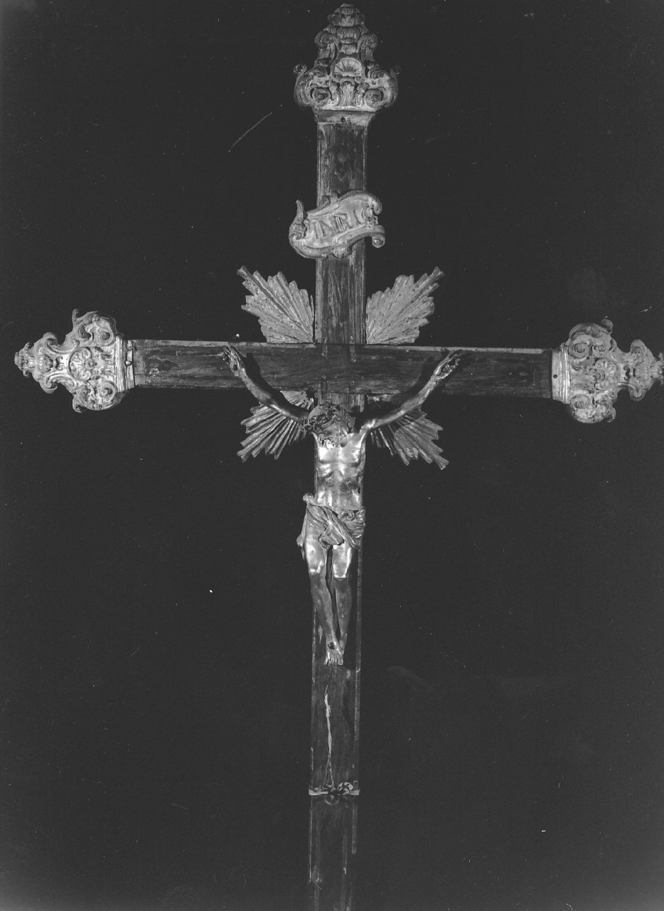 crocifisso, opera isolata - bottega Italia meridionale (sec. XVIII)