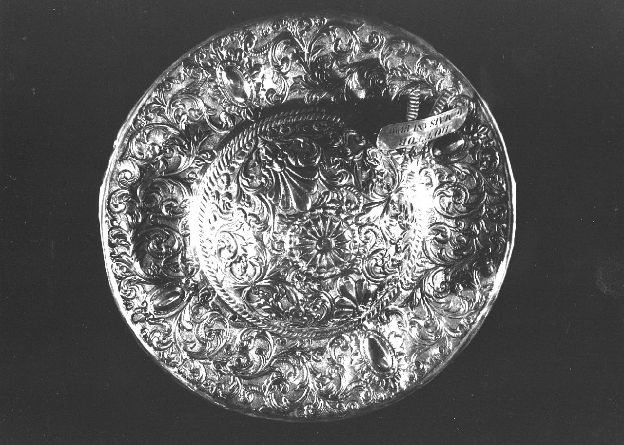 attributo iconografico di immagine sacra, opera isolata - bottega Italia meridionale (sec. XIX)