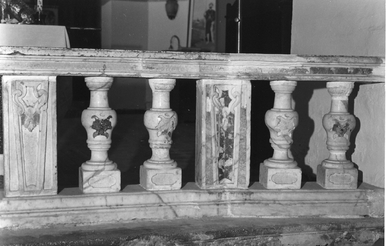 balaustrata, serie - bottega Italia meridionale (sec. XVIII)