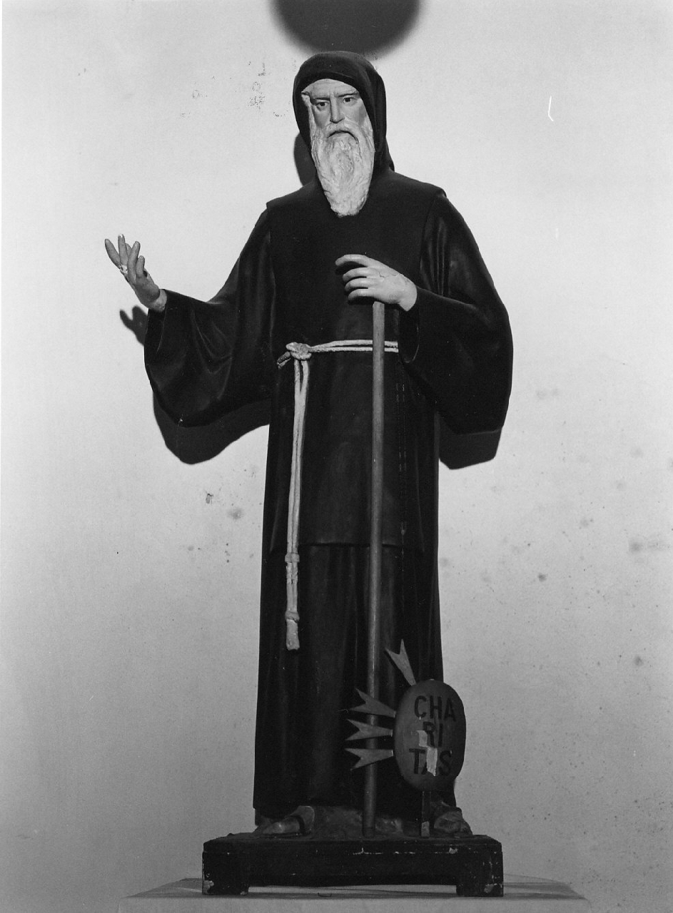 San Francesco di Paola (statua, opera isolata) - bottega leccese (inizio sec. XX)