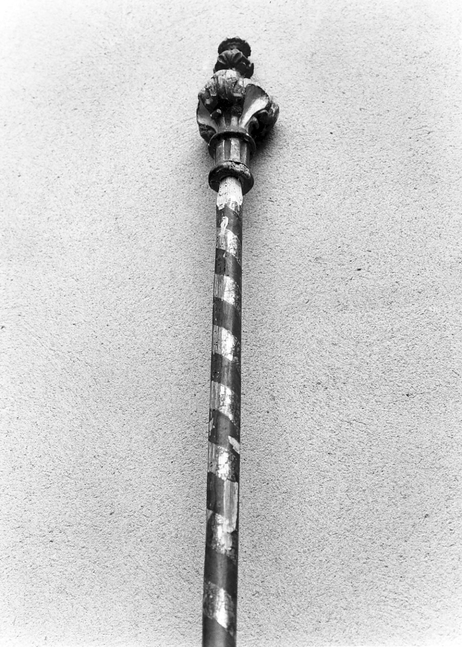 asta di stendardo processionale, serie - bottega calabrese (sec. XVIII)