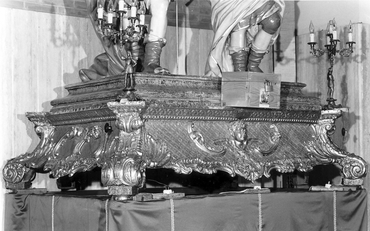 piedistallo di statua, opera isolata - bottega calabrese (sec. XIX)