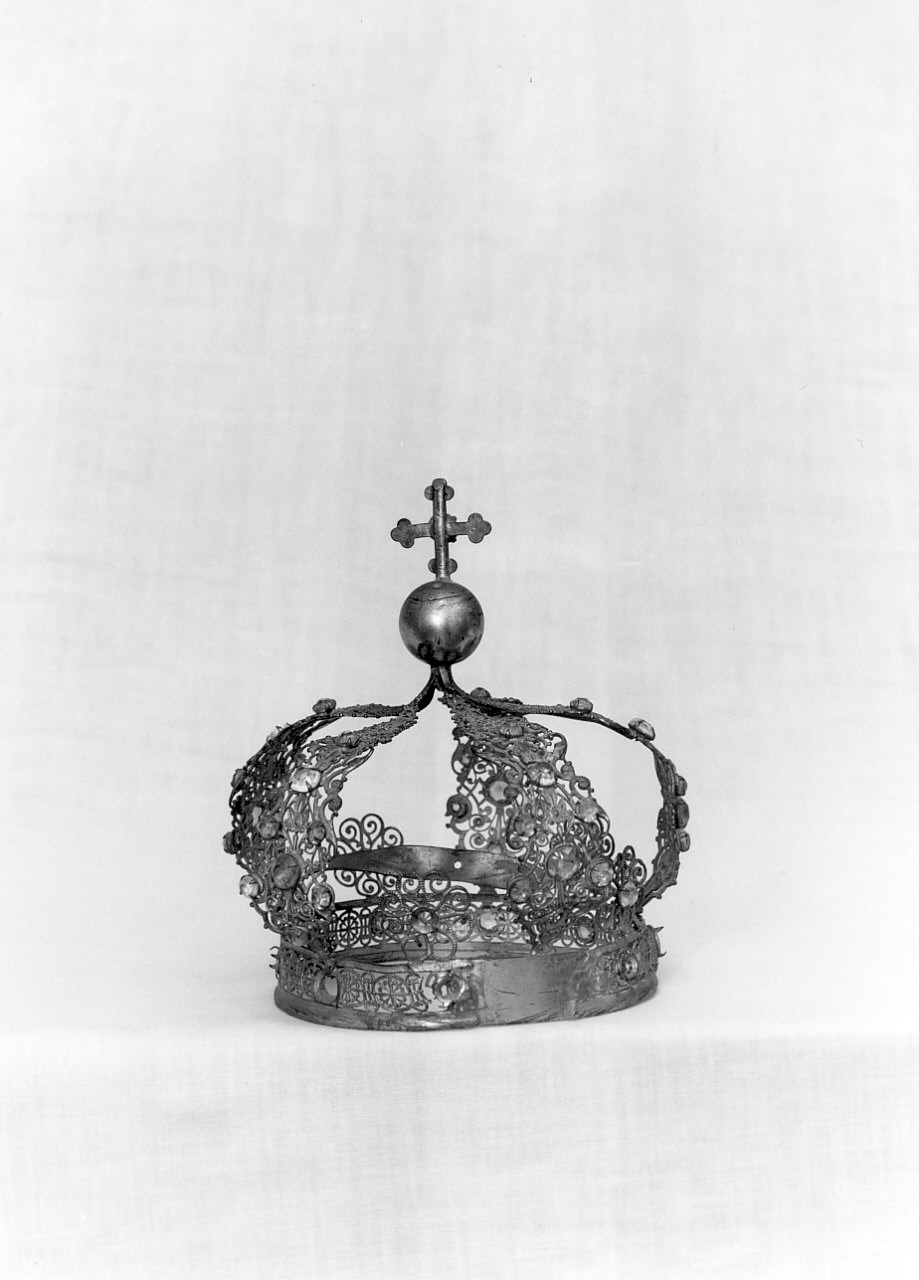 corona da statua, opera isolata - bottega calabrese (fine sec. XIX)