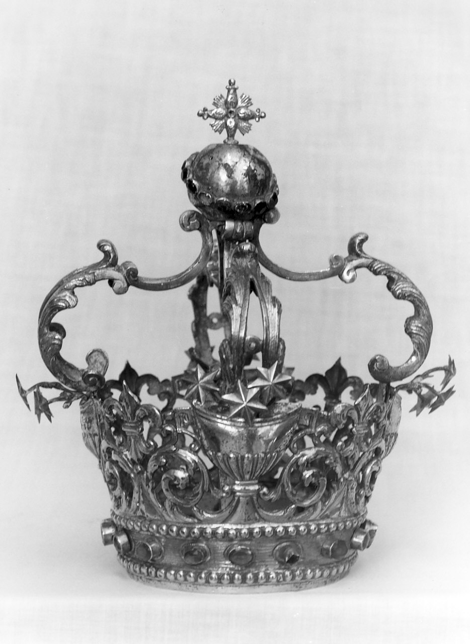 corona da statua, opera isolata - bottega calabrese (sec. XIX)