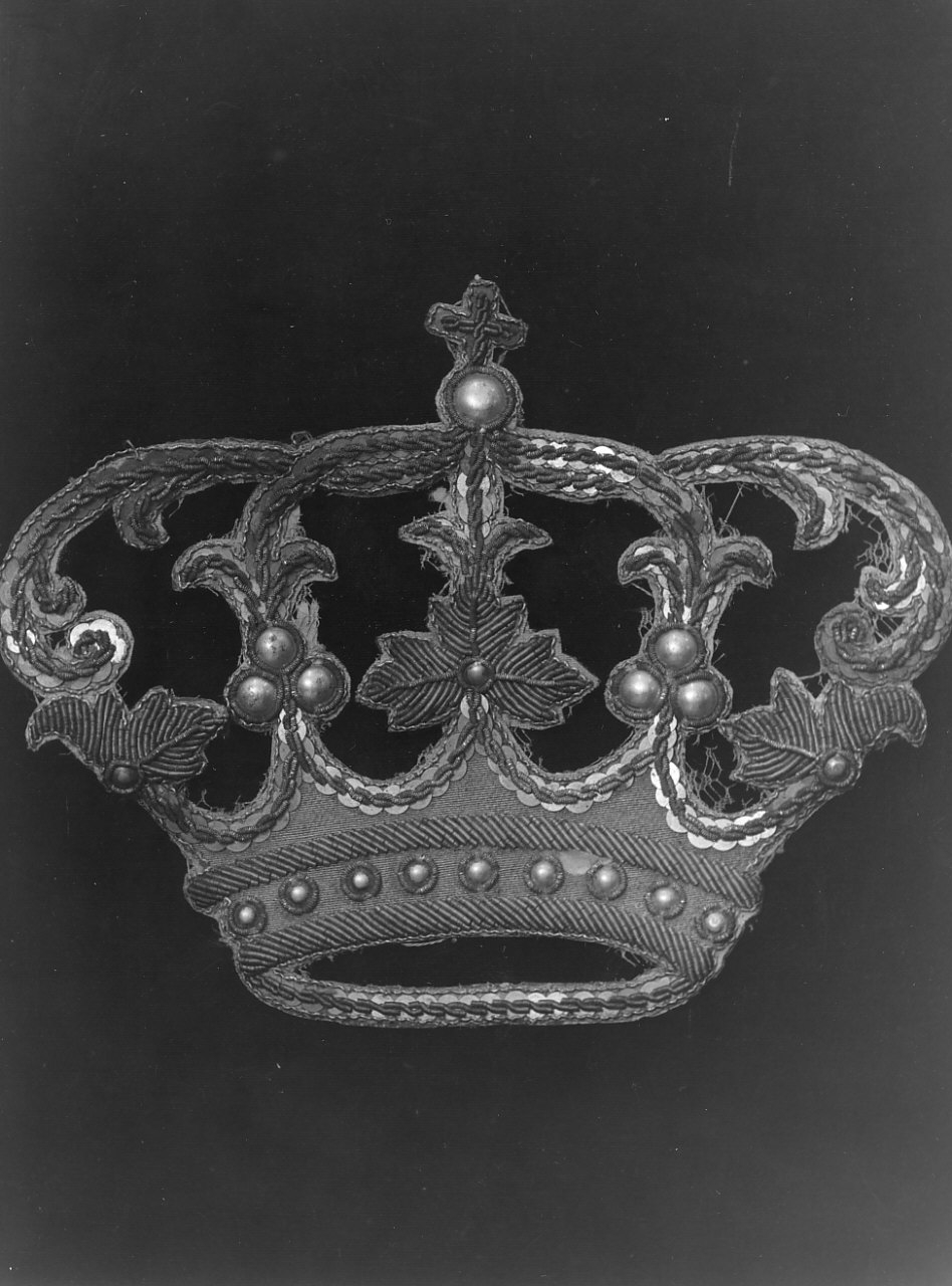 corona, opera isolata - manifattura calabrese (fine sec. XIX)