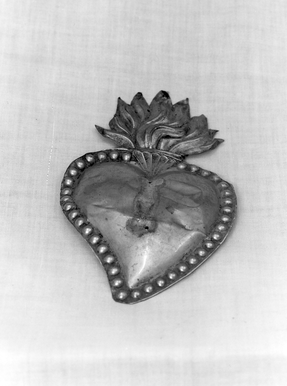 Sacro Cuore di Gesù (ex voto, opera isolata) - bottega calabrese (sec. XIX)