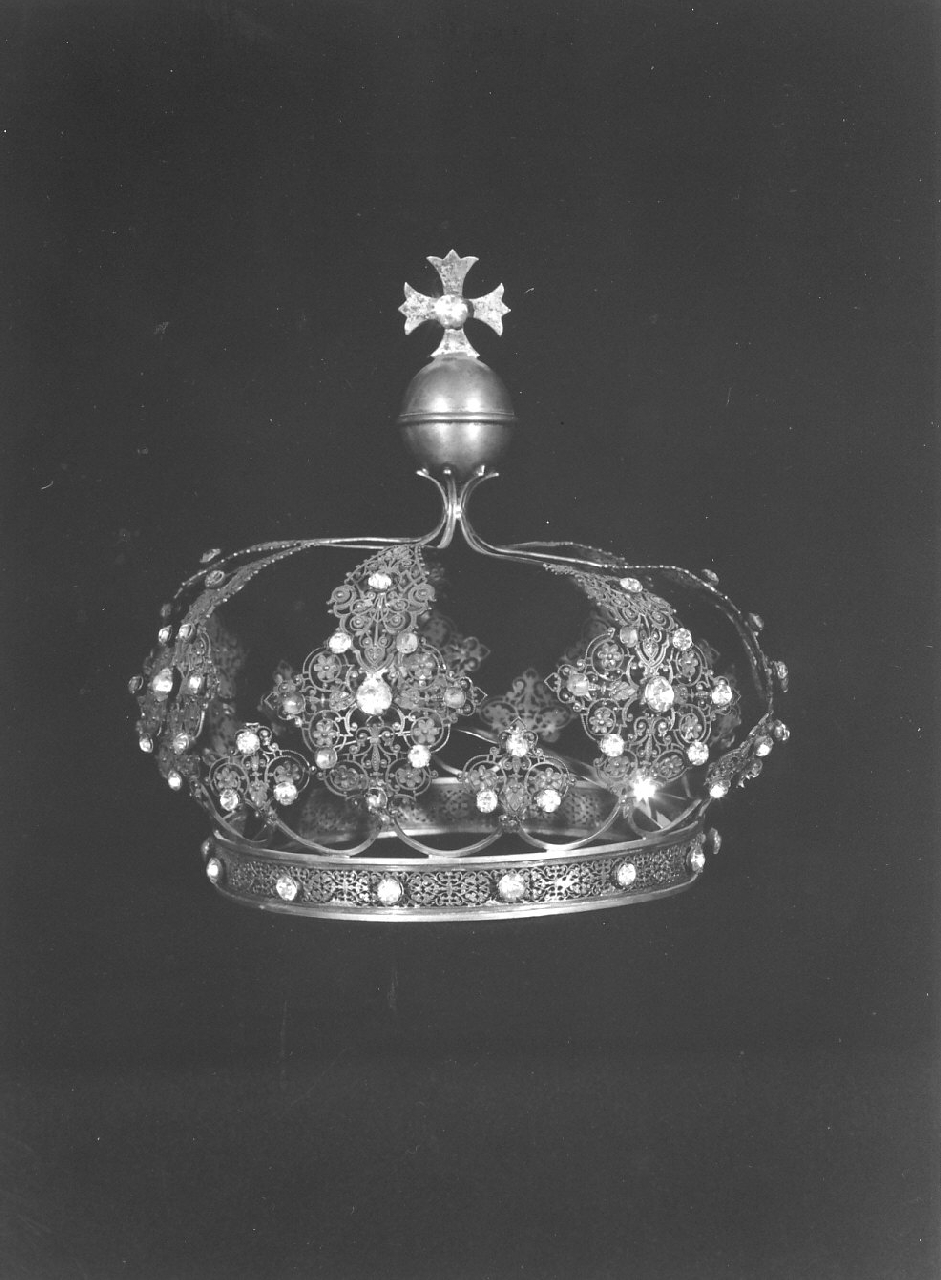 corona da statua, serie - bottega napoletana (sec. XIX)