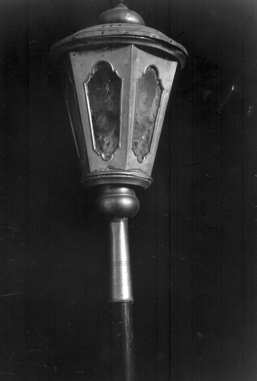 lanterna processionale, serie - bottega Italia meridionale (sec. XIX)