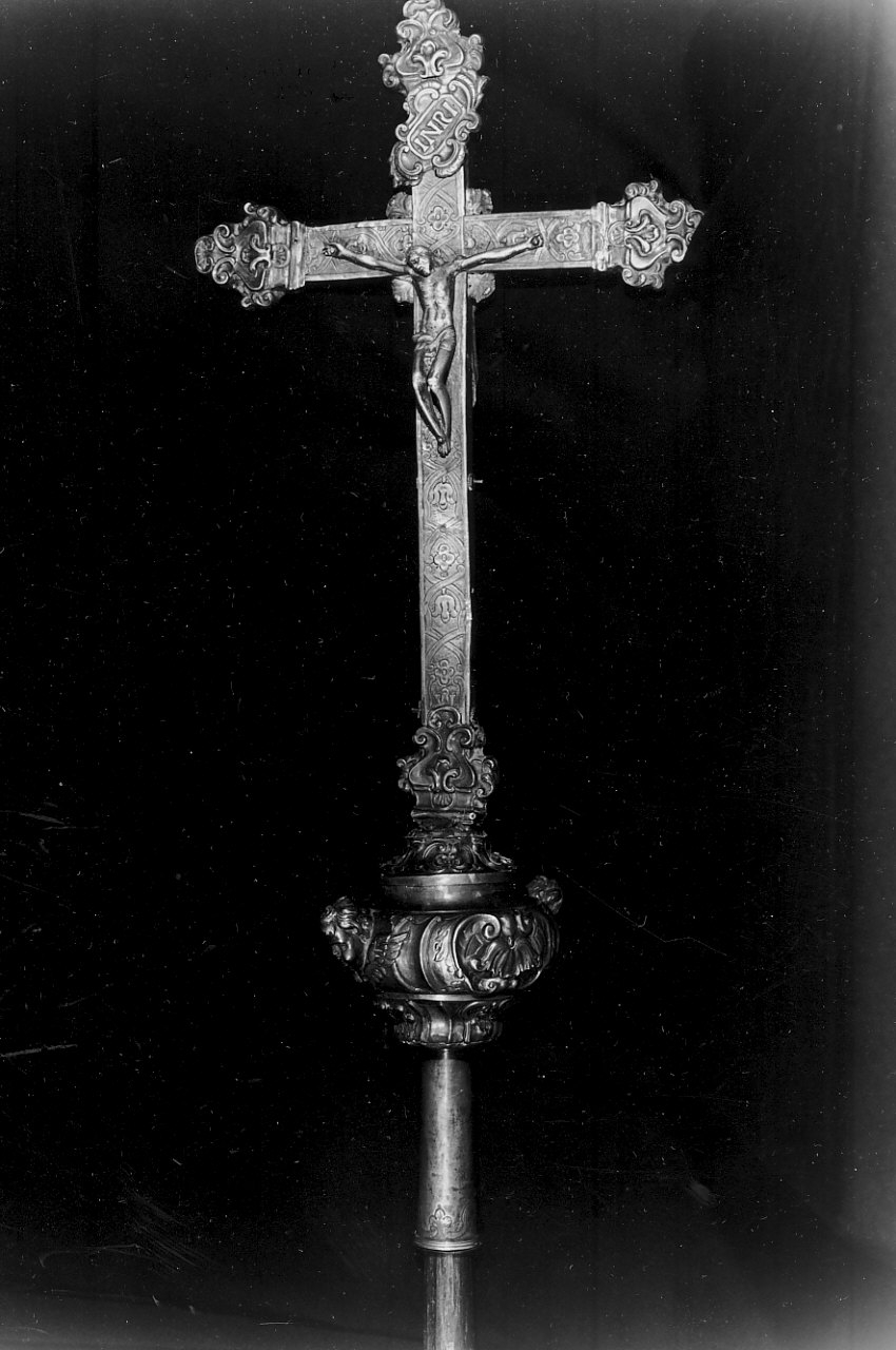croce processionale di Russo Francesco (sec. XVIII)