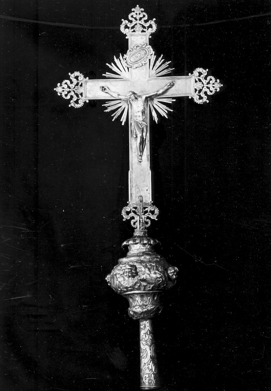croce processionale - bottega Italia meridionale (sec. XVIII)