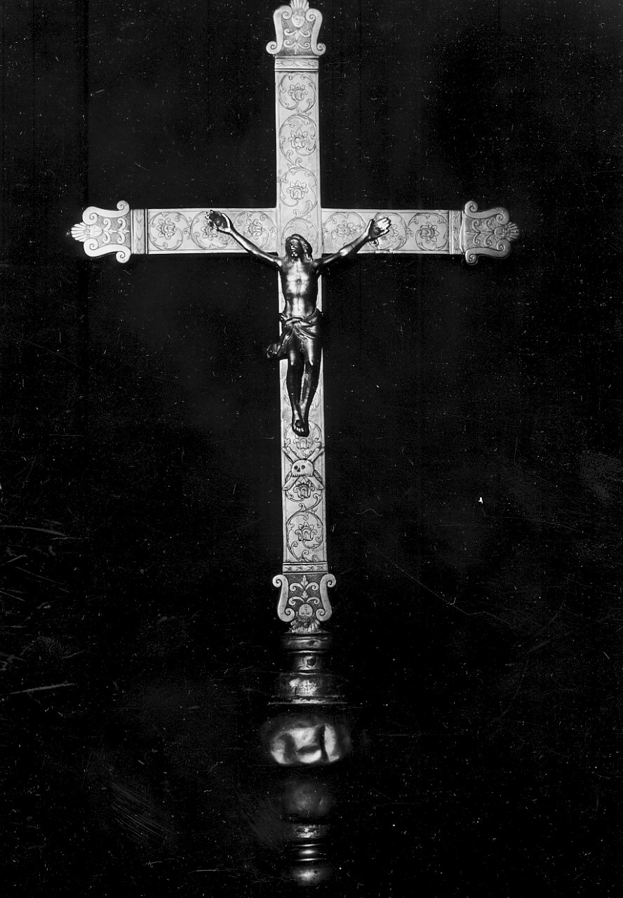 croce processionale - bottega Italia meridionale (sec. XVIII)