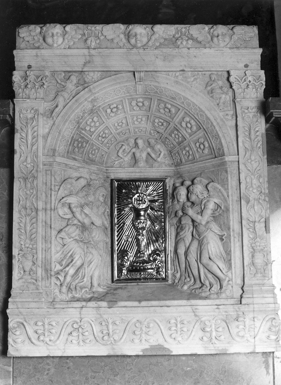 tabernacolo, opera isolata - bottega Italia meridionale (fine/inizio secc. XVI/ XVII)