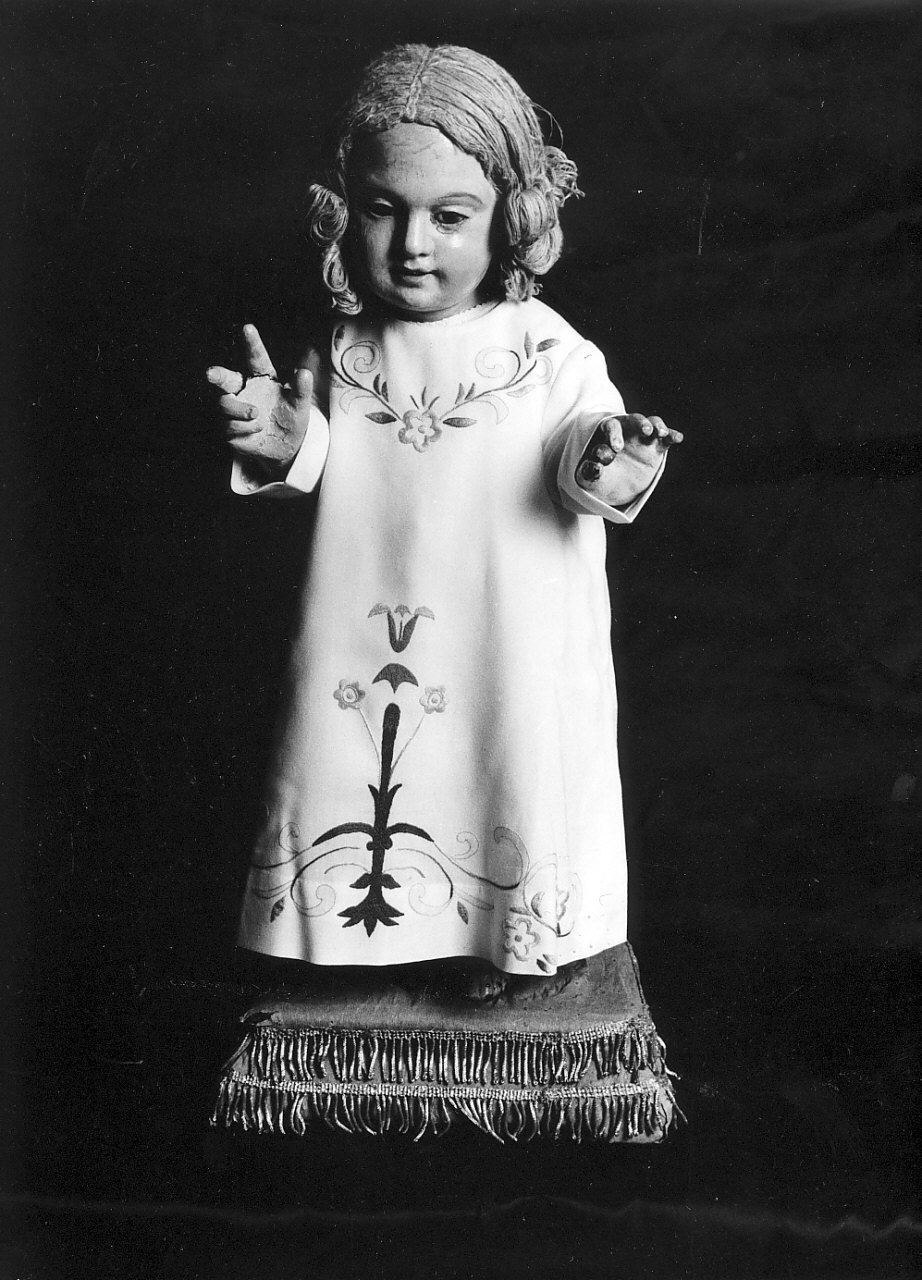 Gesù Bambino (statua, opera isolata) - bottega calabrese (sec. XIX)