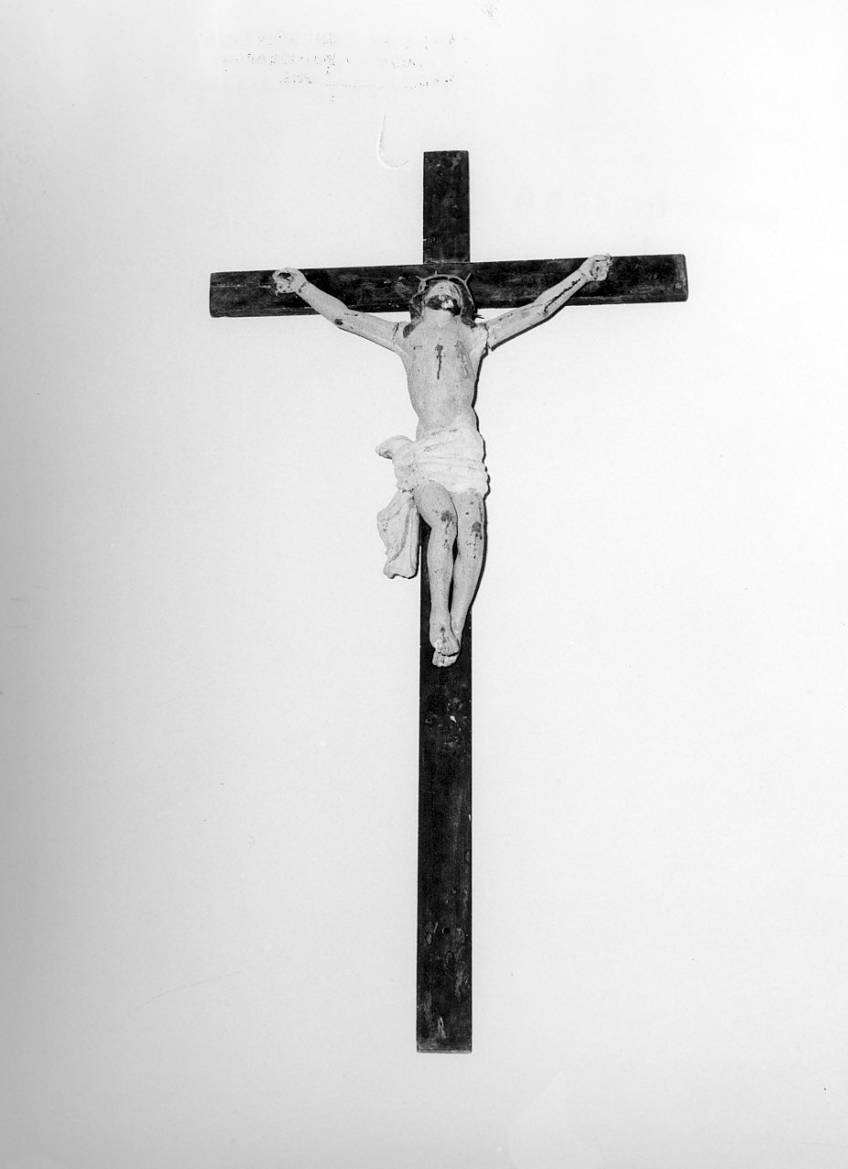 crocifisso, opera isolata - bottega Italia meridionale (sec. XIX)