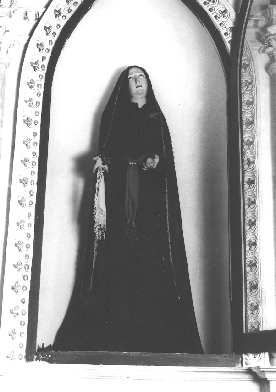 Madonna Addolorata (manichino, opera isolata) - bottega calabrese (sec. XVIII)