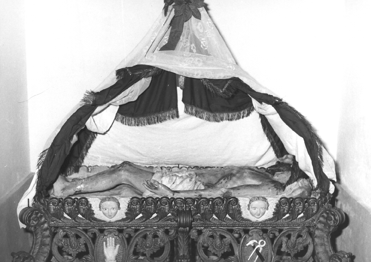Cristo morto (statua processionale, opera isolata) - bottega calabrese (sec. XX)
