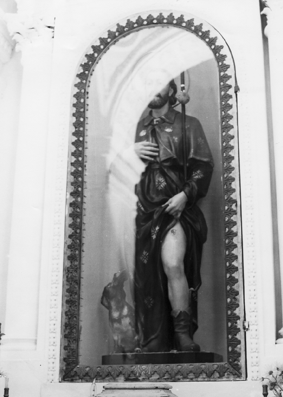 San Rocco (statua, opera isolata) - bottega calabrese (sec. XIX)