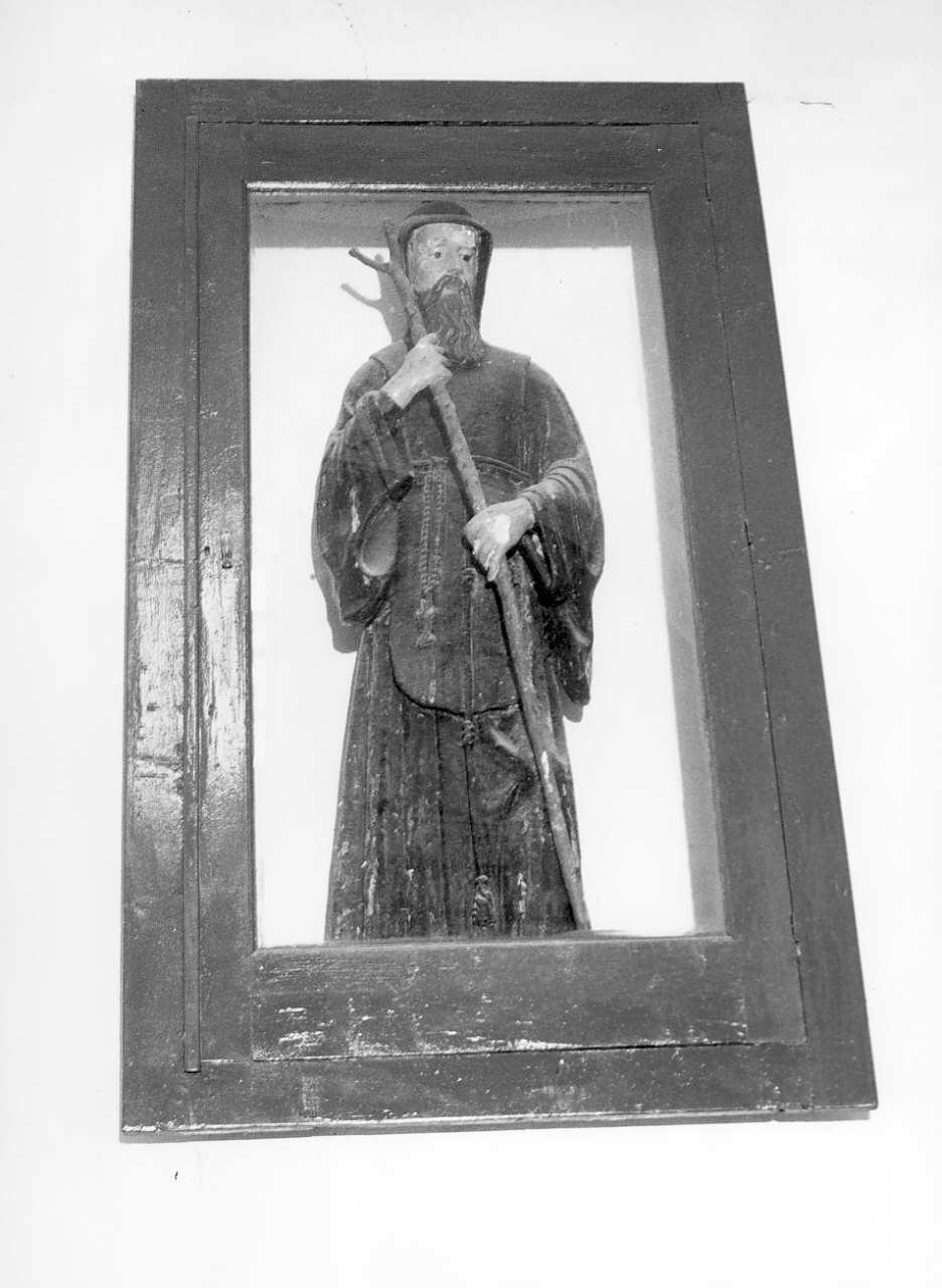 San Francesco di Paola (statua, opera isolata) - bottega Italia meridionale (fine/inizio secc. XVIII/ XIX)