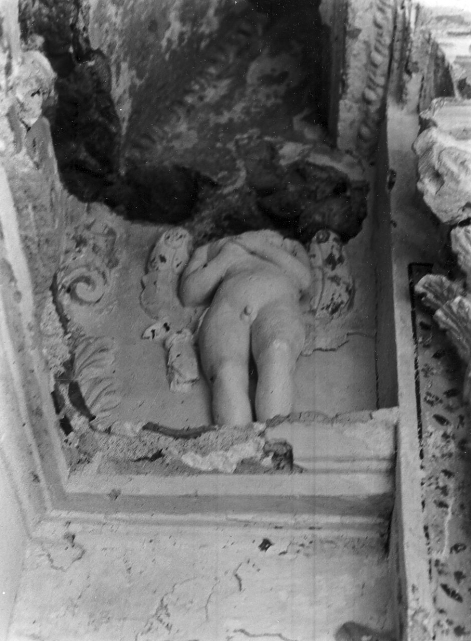 angelo (decorazione plastica, opera isolata) - bottega calabrese (sec. XVIII)