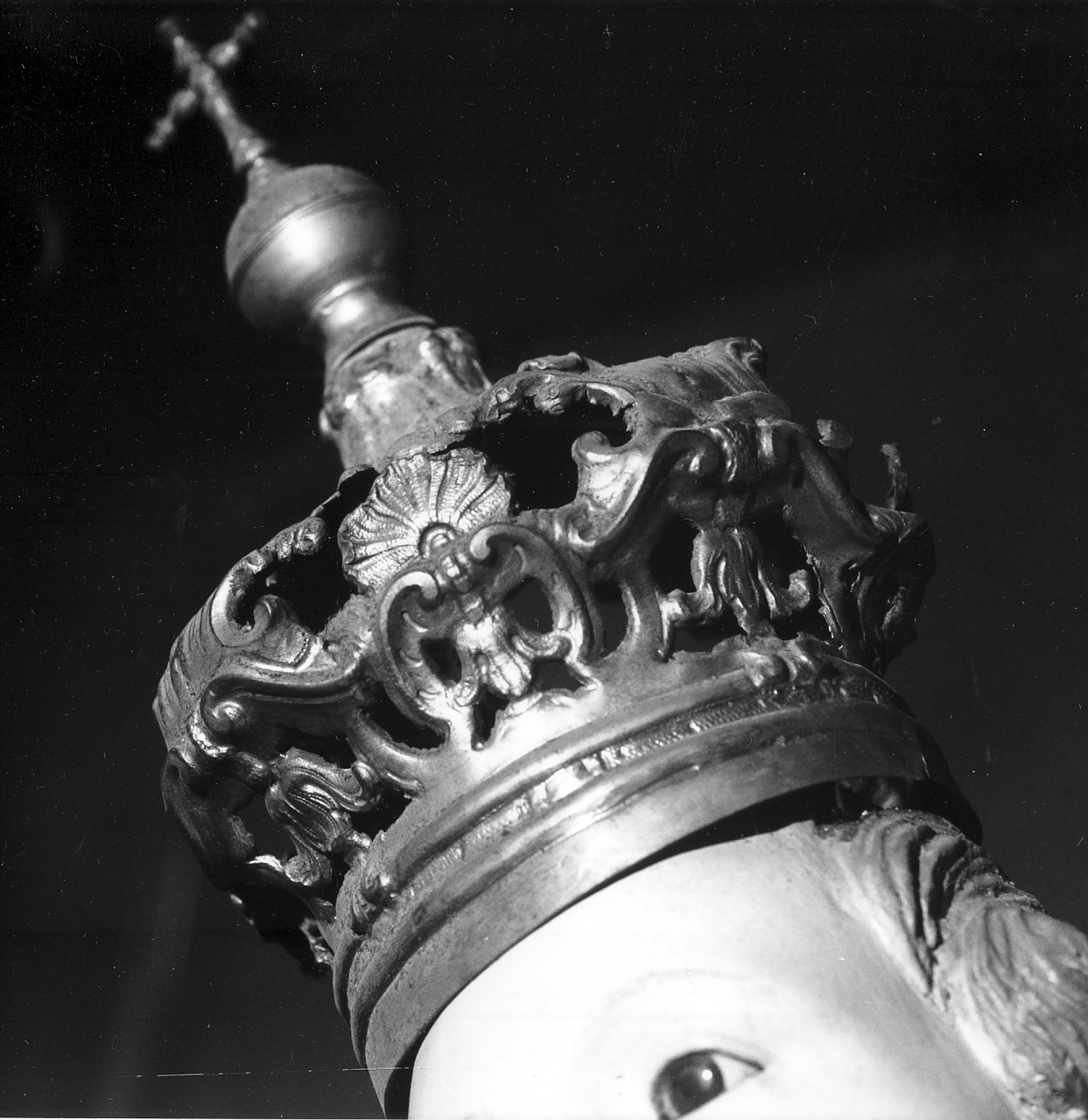 corona da statua, opera isolata - bottega Italia meridionale (sec. XIX)