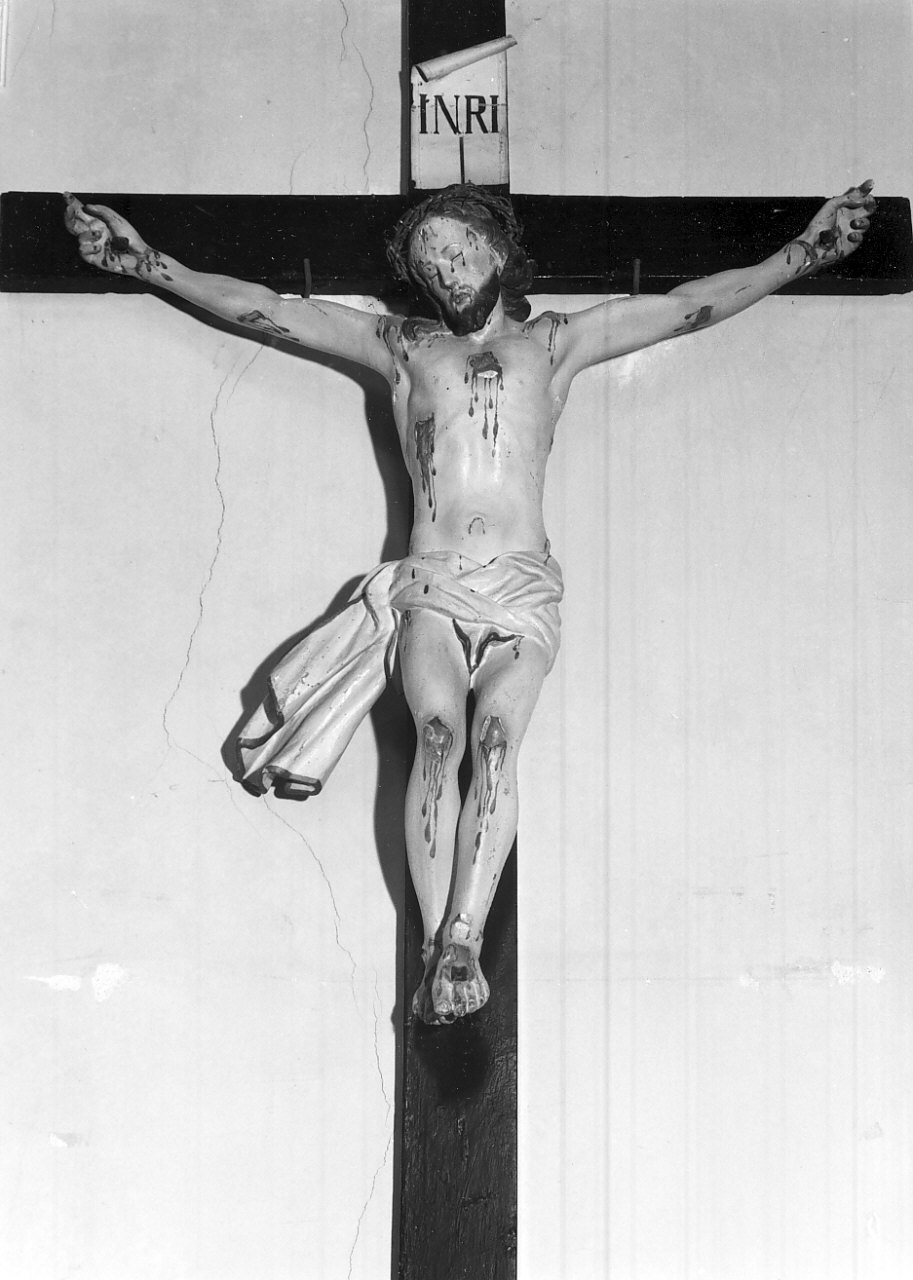 crocifisso, opera isolata - bottega Italia meridionale (sec. XIX)