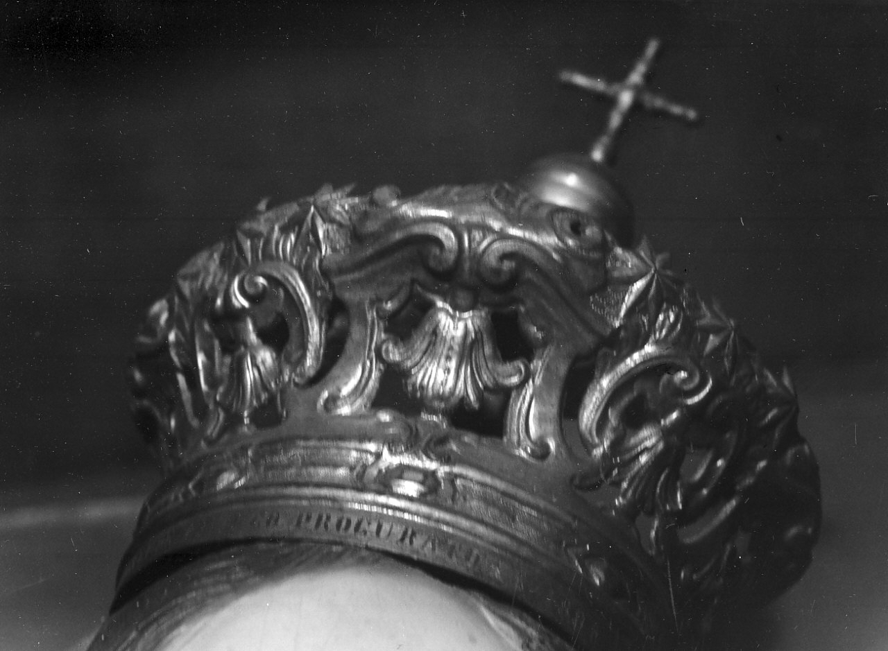 corona da statua, opera isolata - bottega Italia meridionale (sec. XIX)