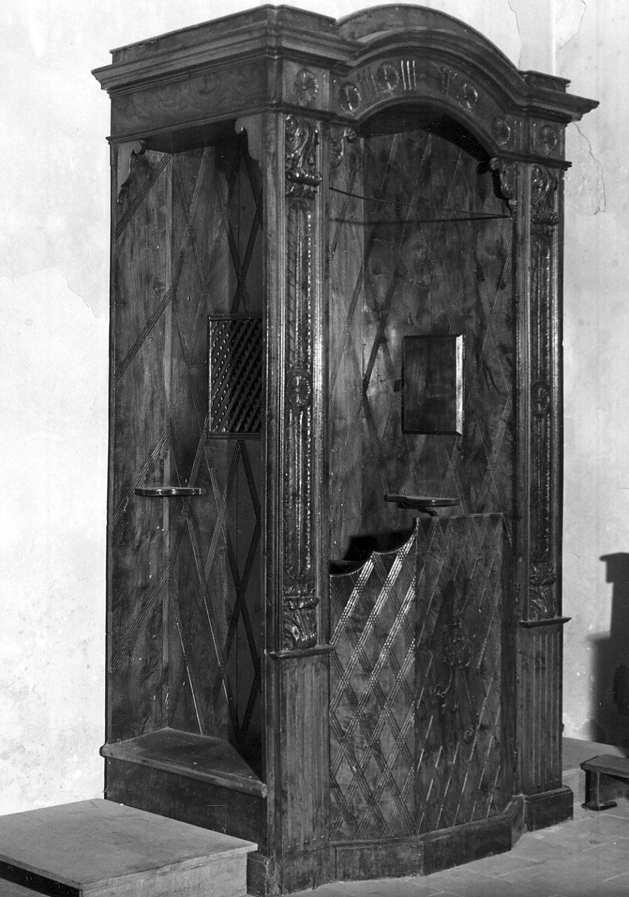 confessionale - bottega calabrese (prima metà sec. XX)