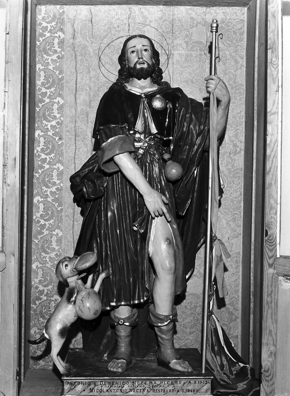 San Rocco (statua) di Salerno Salvatore (sec. XX)