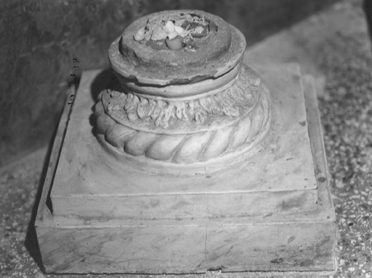 fusto di colonna, frammento - bottega calabrese (sec. XVII)