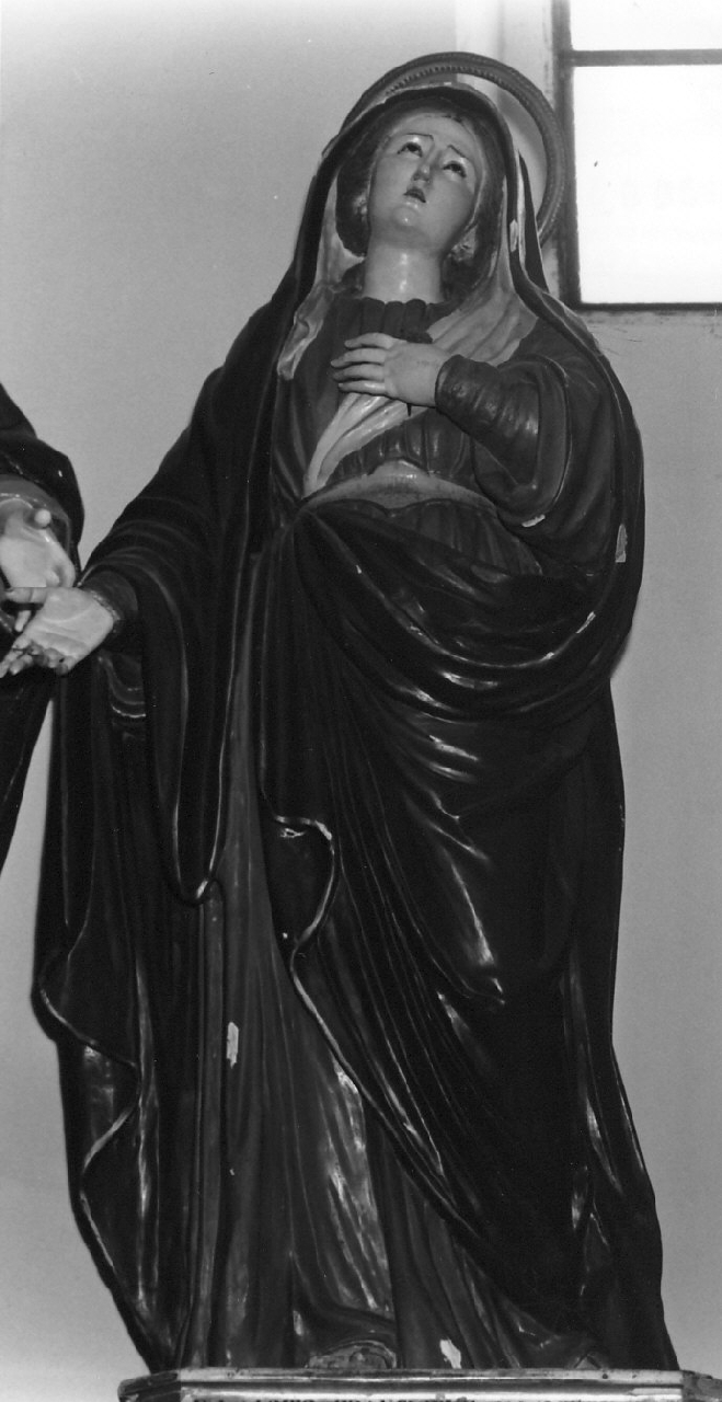 Madonna Addolorata (statua, opera isolata) - bottega Italia meridionale (sec. XIX)